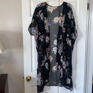Band of Gypsies Floral Print Kimono